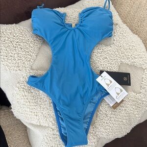 Vix Blue Women Swim One Piece